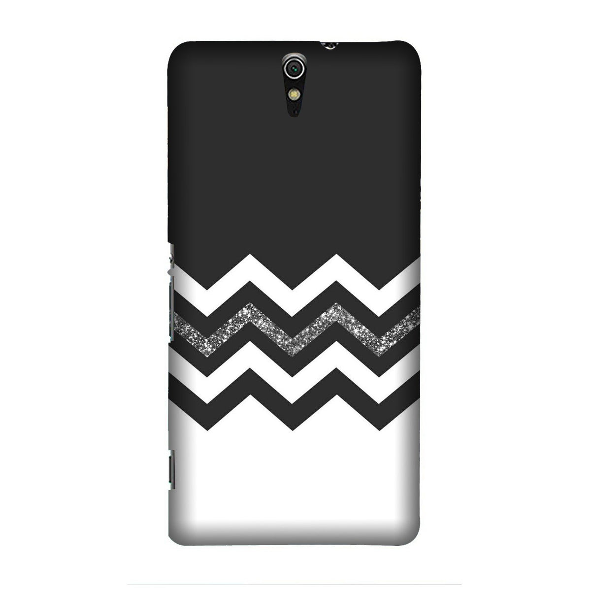 Black white Pattern2Case for Sony C5