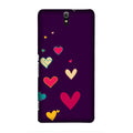 Purple Background Case for Sony C5  (Design - 107)