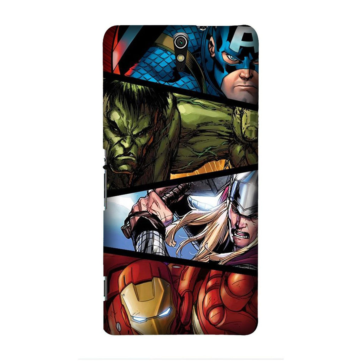 Avengers Superhero Case for Sony C5  (Design - 124)