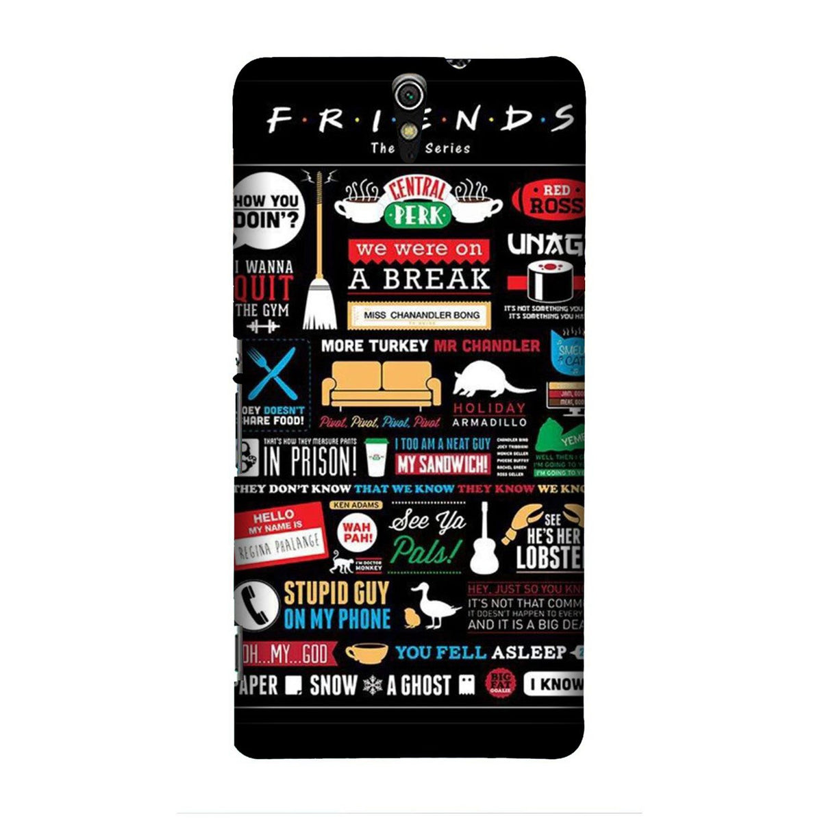 Friends Case for Sony C5  (Design - 145)
