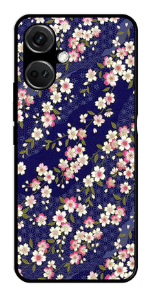 Flower Design Metal Mobile Case for OnePlus Nord CE 3 5G
