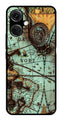 Map Design Metal Mobile Case for OnePlus Nord CE 3 5G