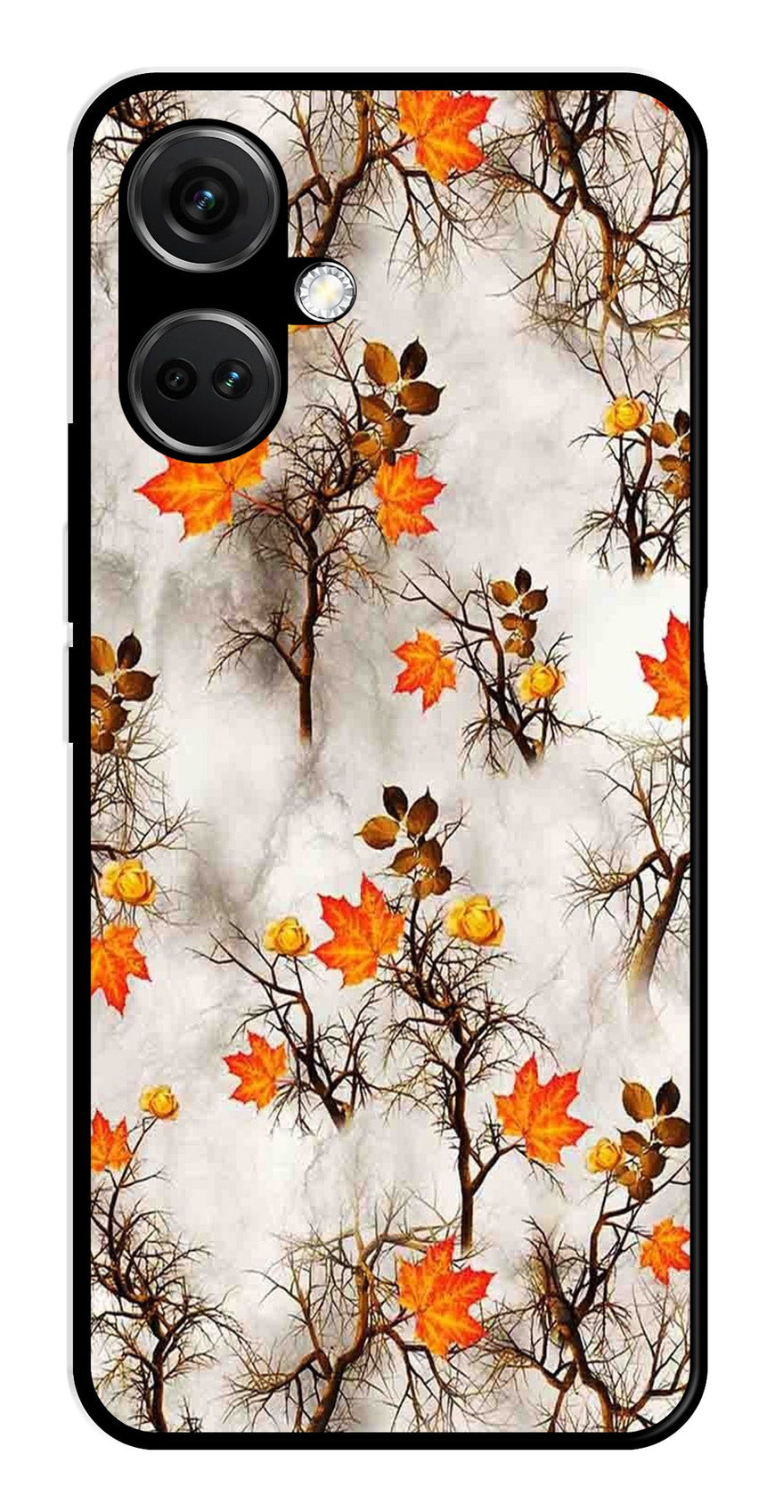 Autumn leaves Metal Mobile Case for OnePlus Nord CE 3 5G