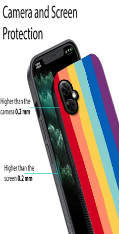 Rainbow MultiColor Metal Mobile Case for OnePlus Nord CE 3 Lite 5G