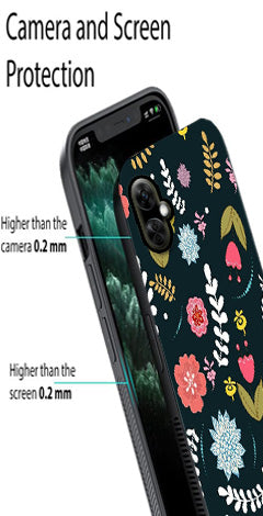 Floral Pattern2 Metal Mobile Case for OnePlus Nord CE 3 Lite 5G