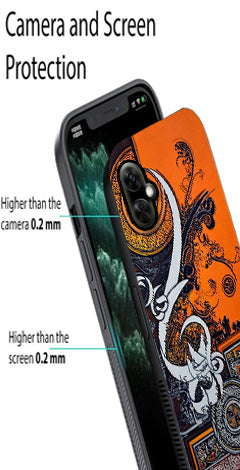 Qalander Art Metal Mobile Case for OnePlus Nord CE 3 Lite 5G