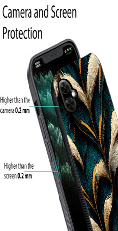 Feathers Metal Mobile Case for OnePlus Nord CE 3 Lite 5G