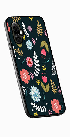 Floral Pattern2 Metal Mobile Case for OnePlus Nord CE 3 Lite 5G  (Design No -12)