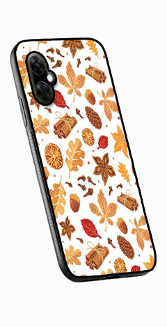 Autumn Leaf Metal Mobile Case for OnePlus Nord CE 3 Lite 5G  (Design No -19)