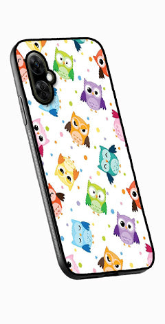 Owls Pattern Metal Mobile Case for OnePlus Nord CE 3 Lite 5G  (Design No -20)