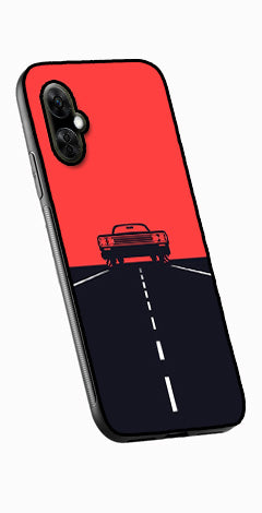 Car Lover Metal Mobile Case for OnePlus Nord CE 3 Lite 5G  (Design No -21)