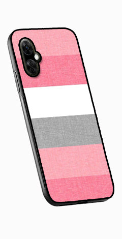 Pink Pattern Metal Mobile Case for OnePlus Nord CE 3 Lite 5G  (Design No -23)