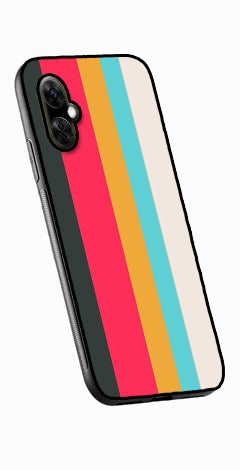 Muted Rainbow Metal Mobile Case for OnePlus Nord CE 3 Lite 5G  (Design No -31)