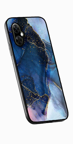 Blue Marble Metal Mobile Case for OnePlus Nord CE 3 Lite 5G  (Design No -34)