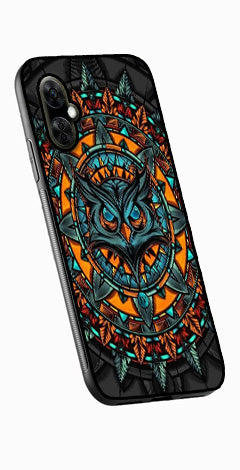 Owl Pattern Metal Mobile Case for OnePlus Nord CE 3 Lite 5G  (Design No -42)