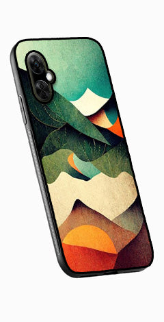 MultiColor Pattern Metal Mobile Case for OnePlus Nord CE 3 Lite 5G  (Design No -43)