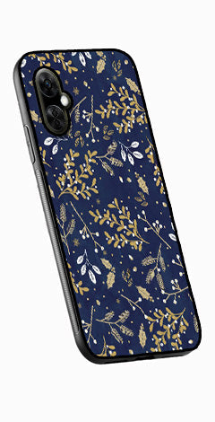 Floral Pattern  Metal Mobile Case for OnePlus Nord CE 3 Lite 5G  (Design No -52)