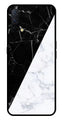Black White Marble Design Metal Mobile Case for OnePlus Nord CE 5G