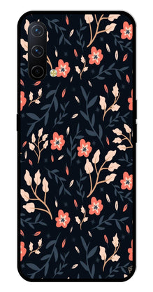 Floral Pattern Metal Mobile Case for OnePlus Nord CE 5G