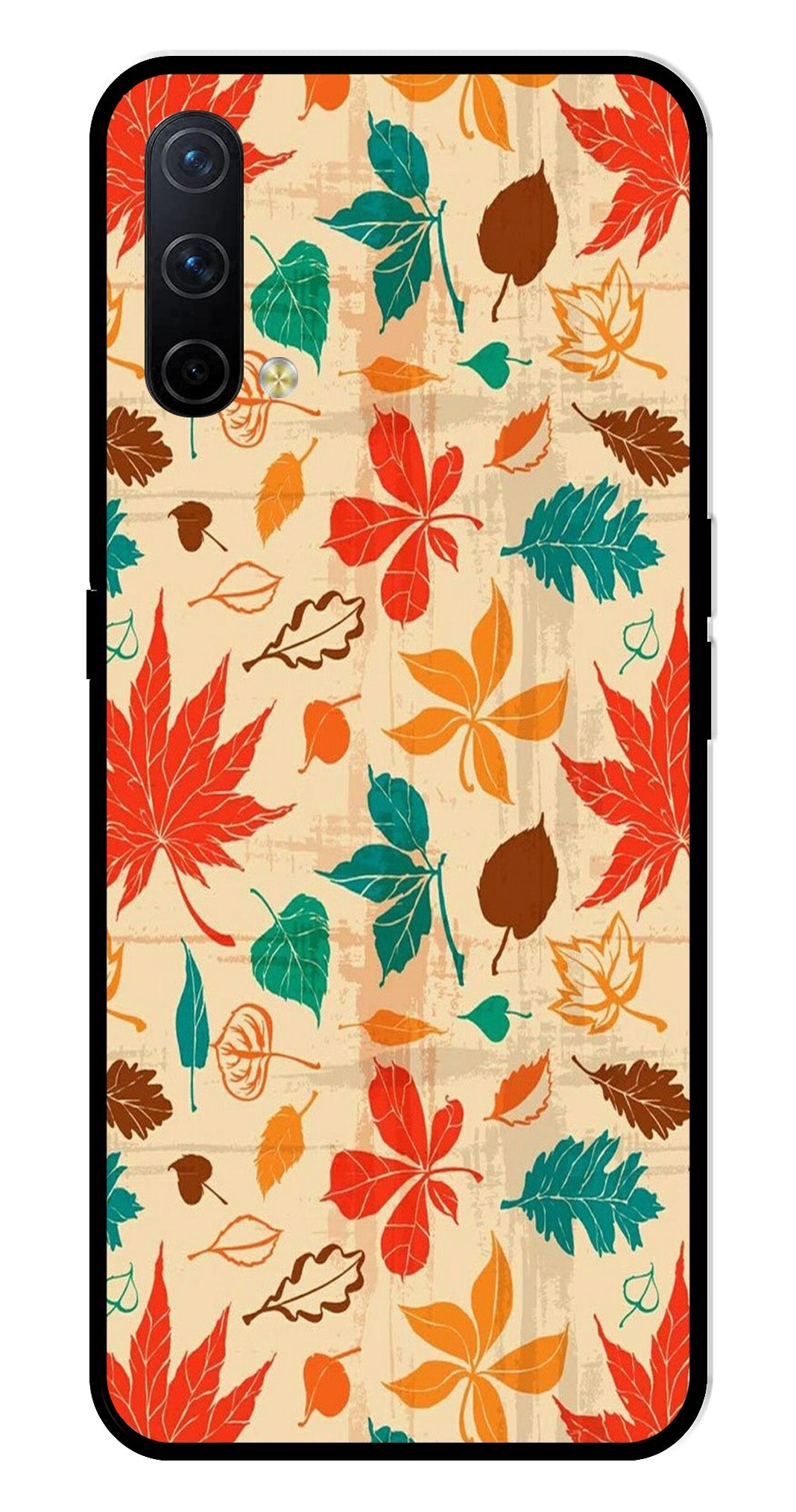 Leafs Design Metal Mobile Case for OnePlus Nord CE 5G