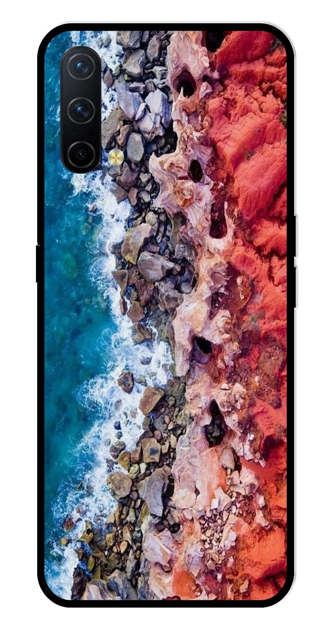 Sea Shore Metal Mobile Case for OnePlus Nord CE 5G