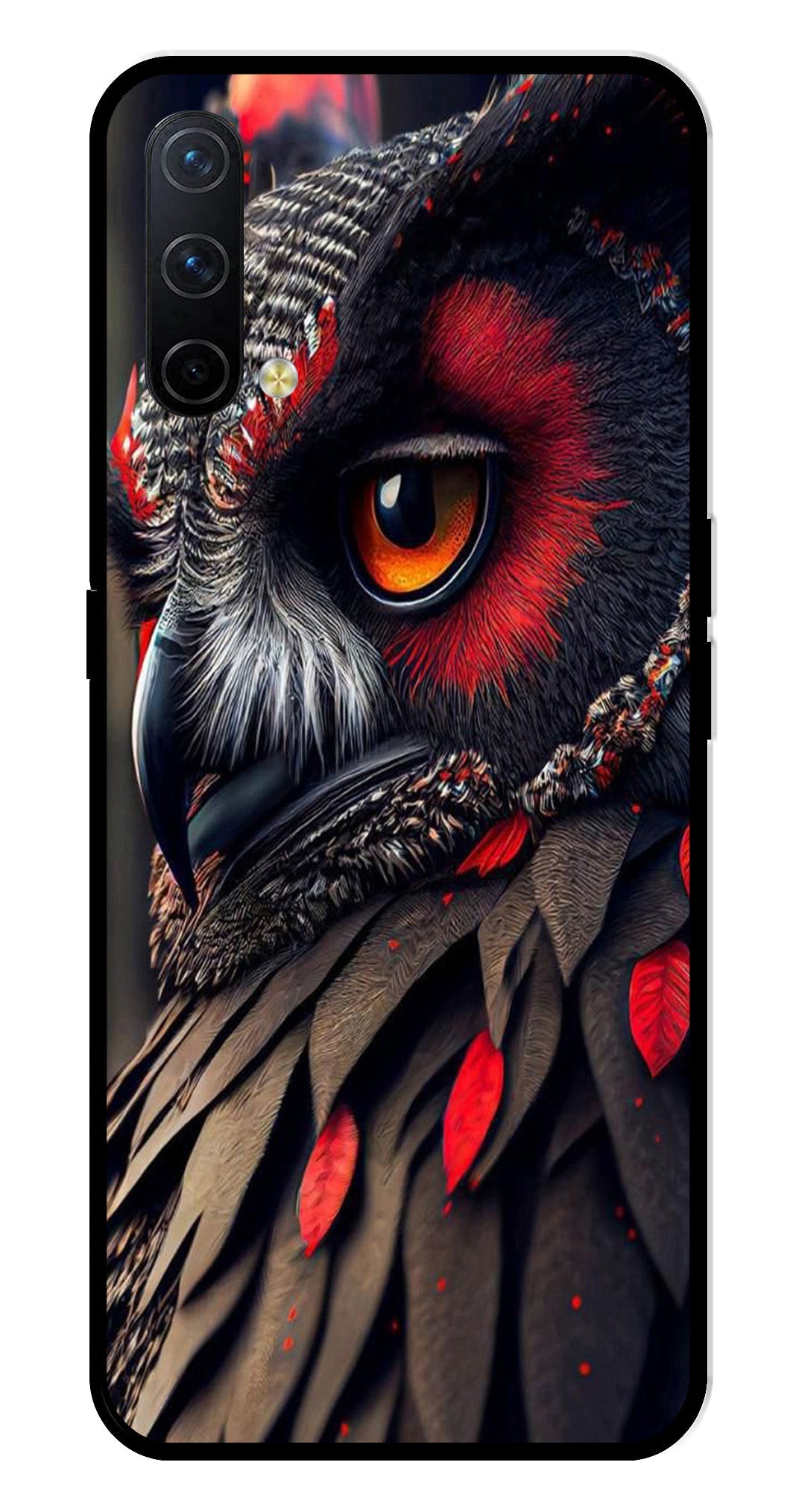Owl Design Metal Mobile Case for OnePlus Nord CE 5G