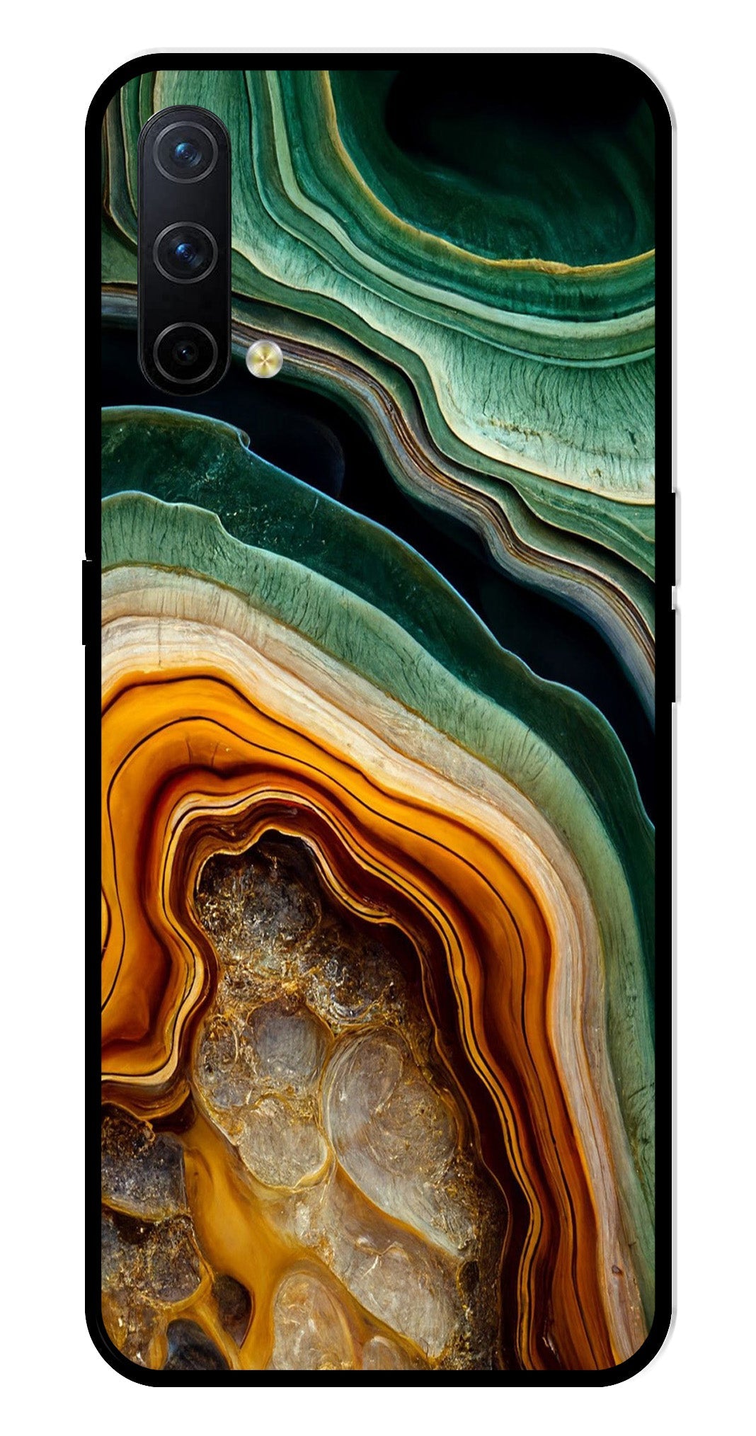 Marble Design Metal Mobile Case for OnePlus Nord CE 5G