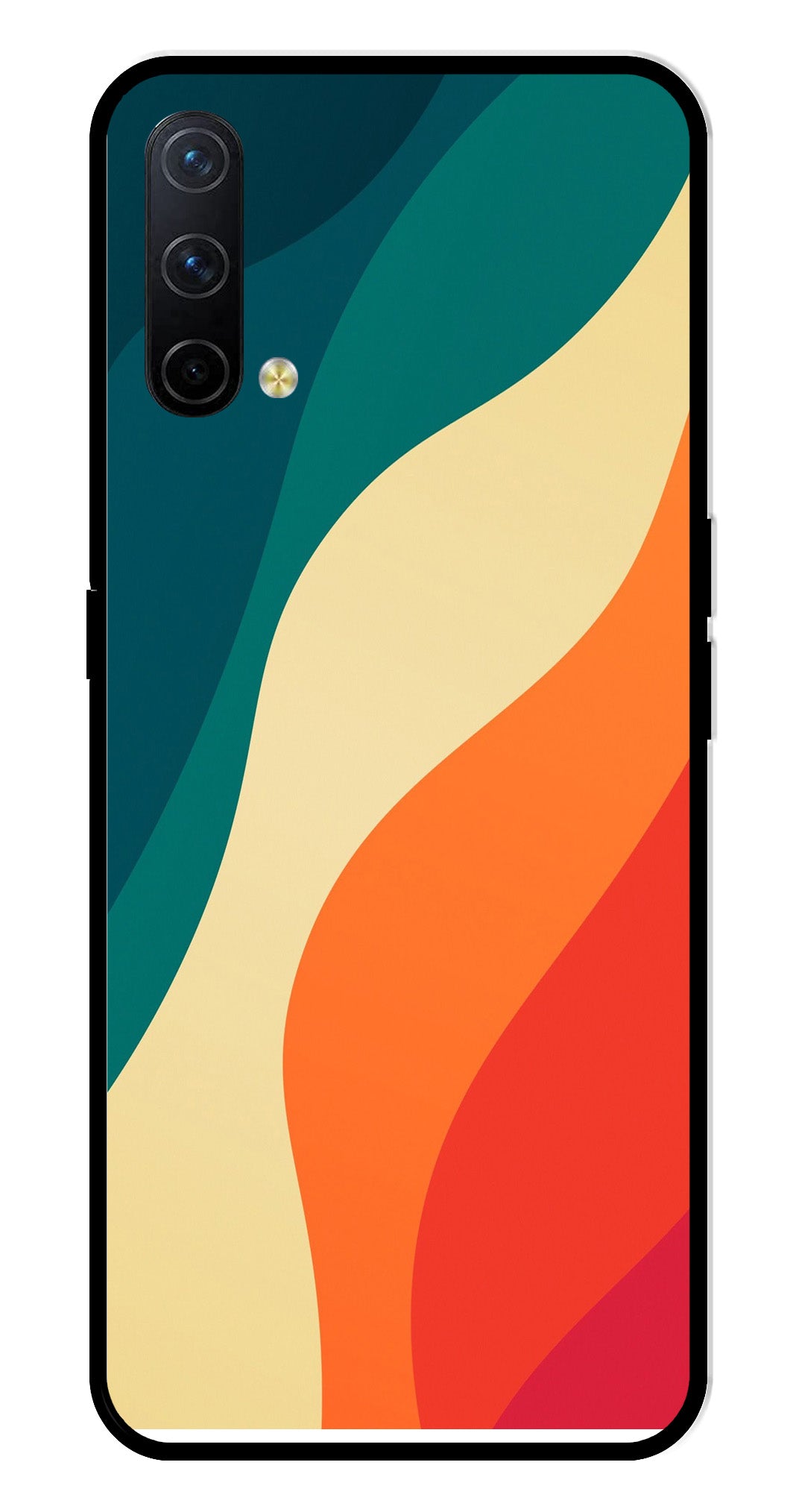 Muted Rainbow Metal Mobile Case for OnePlus Nord CE 5G