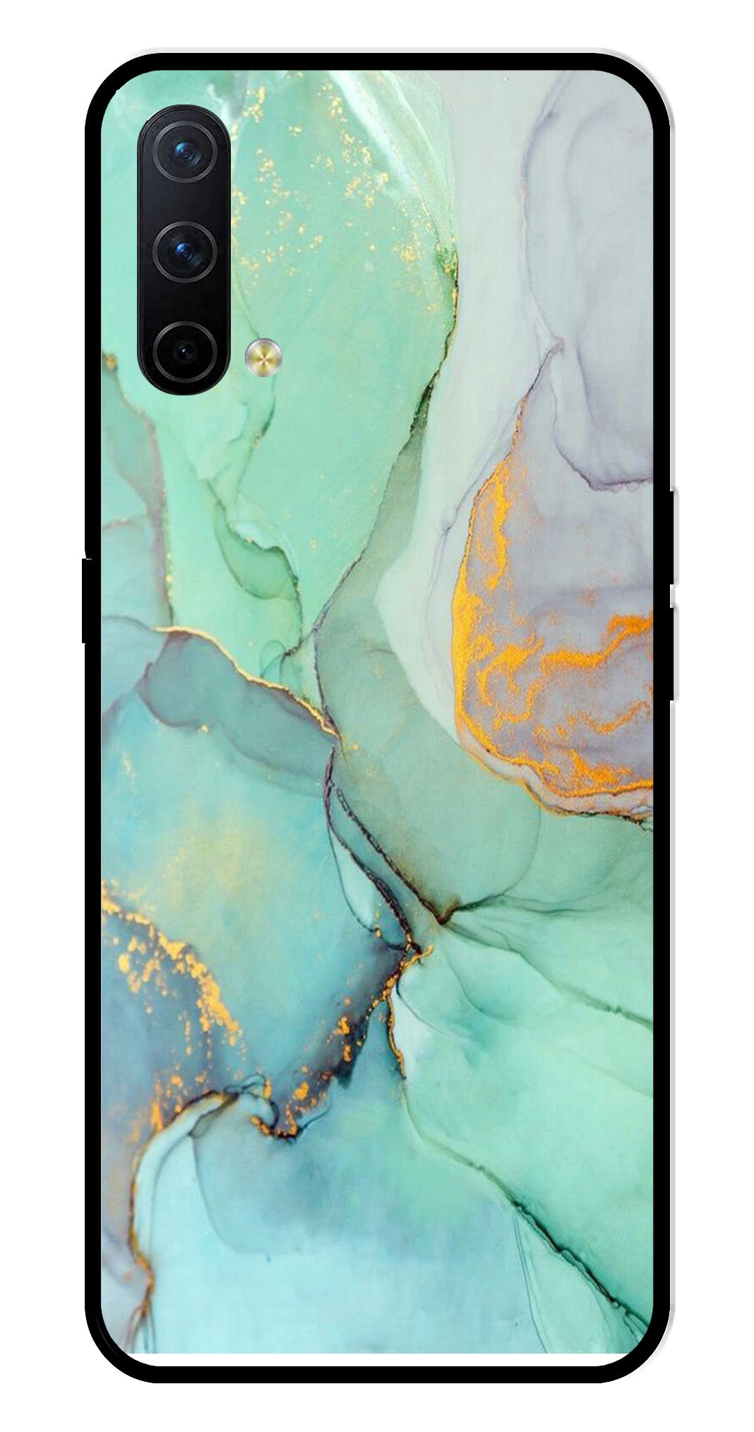 Marble Design Metal Mobile Case for OnePlus Nord CE 5G