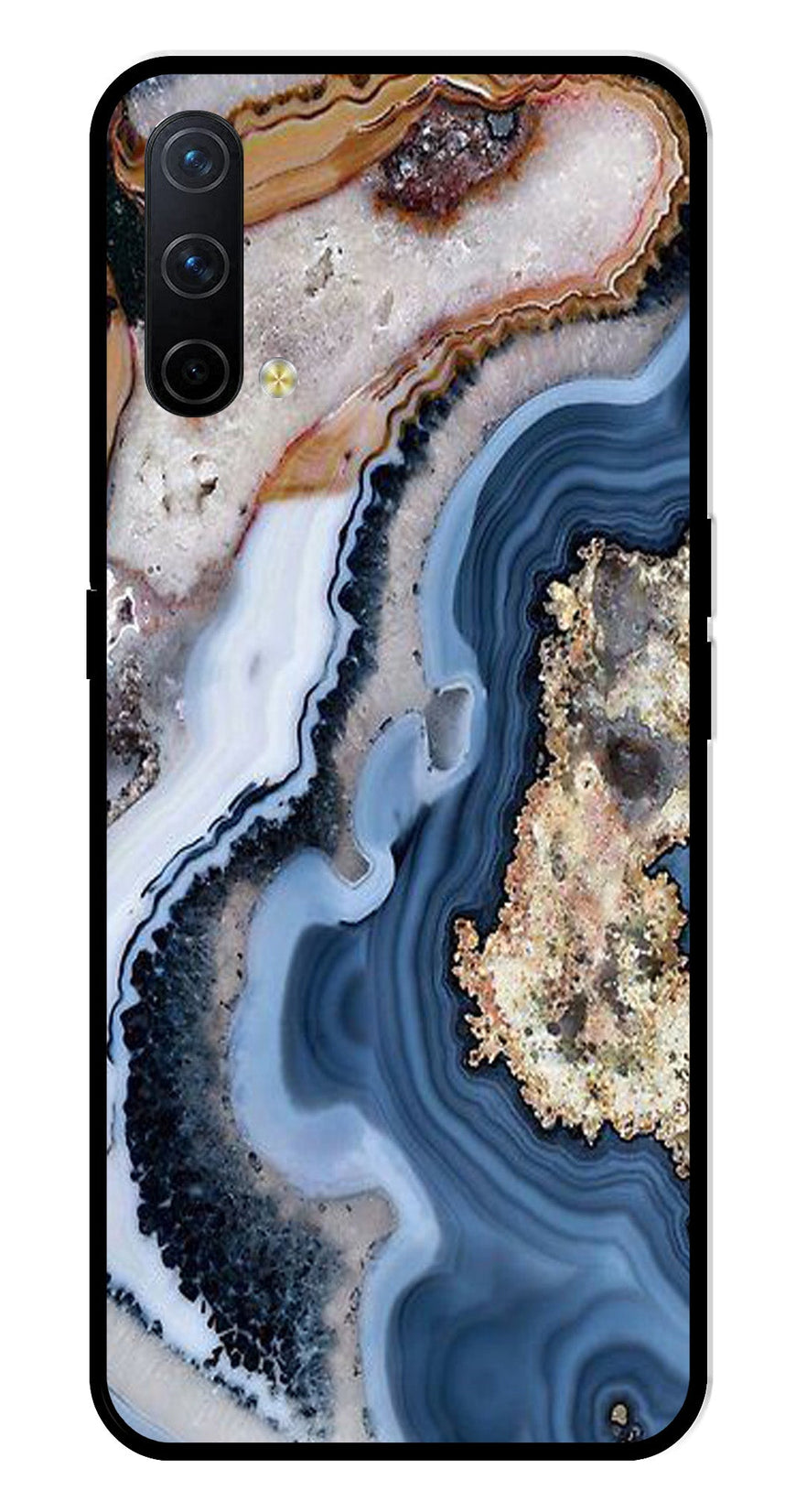 Marble Design Metal Mobile Case for OnePlus Nord CE 5G