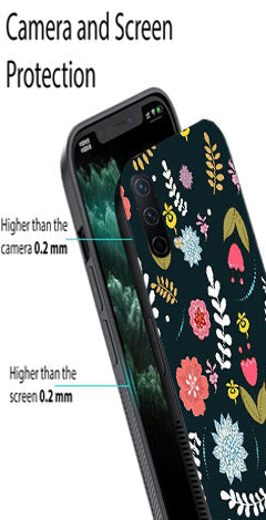 Floral Pattern2 Metal Mobile Case for OnePlus Nord CE 5G