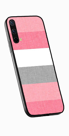 Pink Pattern Metal Mobile Case for OnePlus Nord CE 5G   (Design No -23)