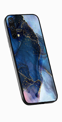 Blue Marble Metal Mobile Case for OnePlus Nord CE 5G   (Design No -34)