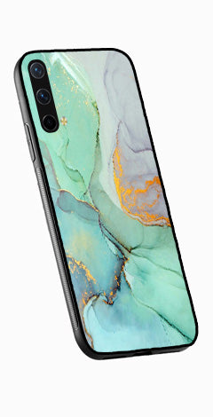 Marble Design Metal Mobile Case for OnePlus Nord CE 5G   (Design No -46)