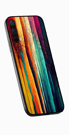 Modern Art Colorful Metal Mobile Case for OnePlus Nord CE 5G   (Design No -47)