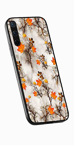 Autumn leaves Metal Mobile Case for OnePlus Nord CE 5G   (Design No -55)