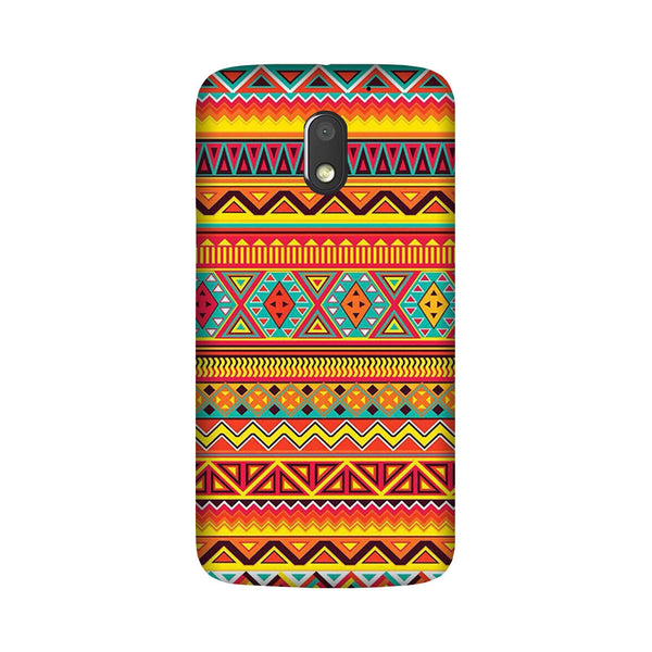 Zigzag line pattern Case for Moto G4 Play