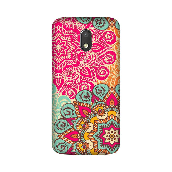 Rangoli art Case for Moto E3 Power