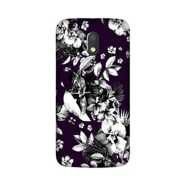 white flowers Case for Moto E3 Power
