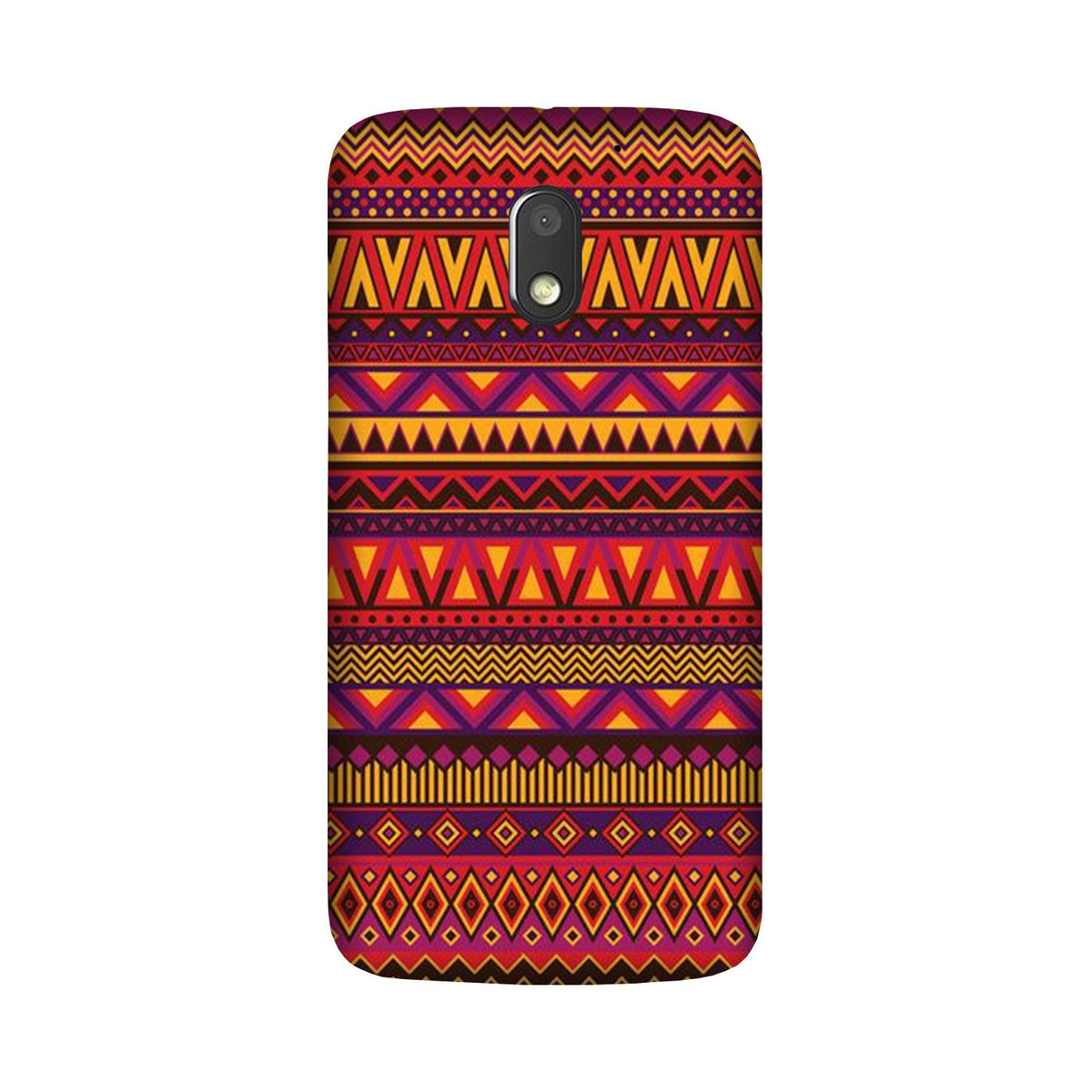 Zigzag line pattern2 Case for Moto E3 Power
