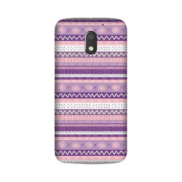 Zigzag line pattern3 Case for Moto E3 Power