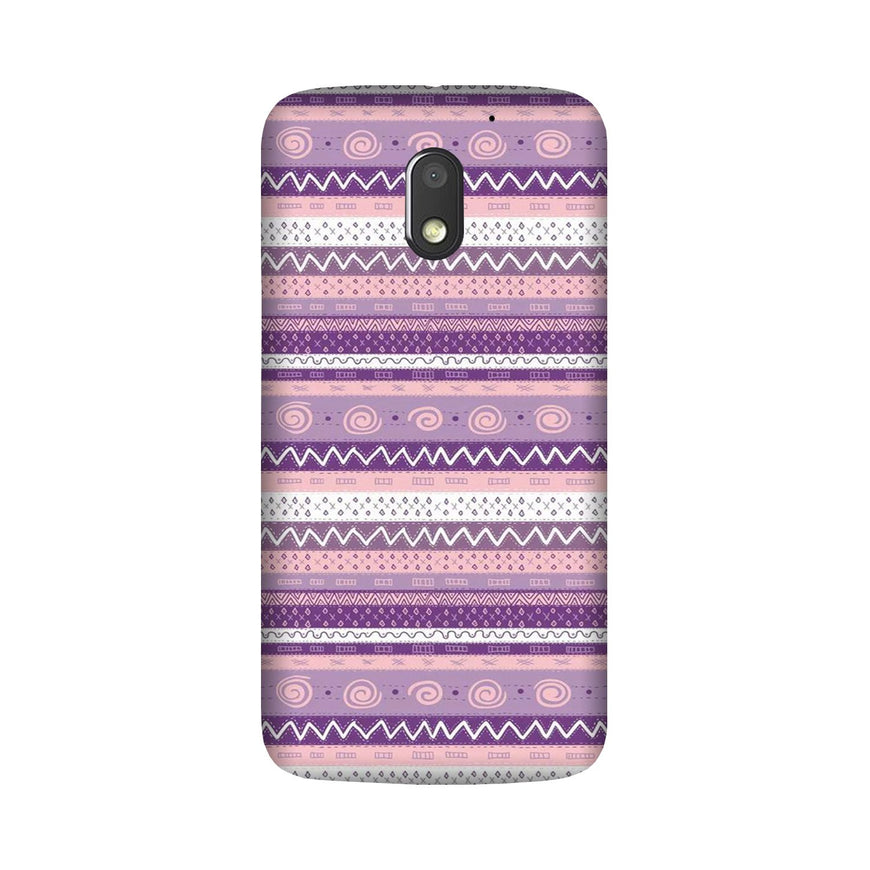 Zigzag line pattern3 Case for Moto E3 Power