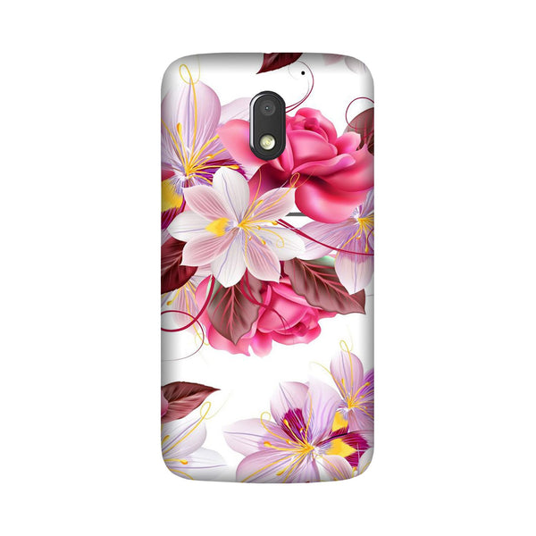 Beautiful flowers Case for Moto E3 Power