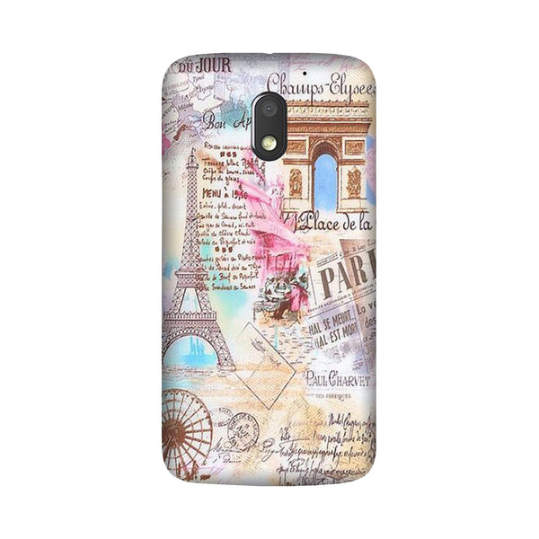 Paris Eiftel Tower Case for Moto E3 Power