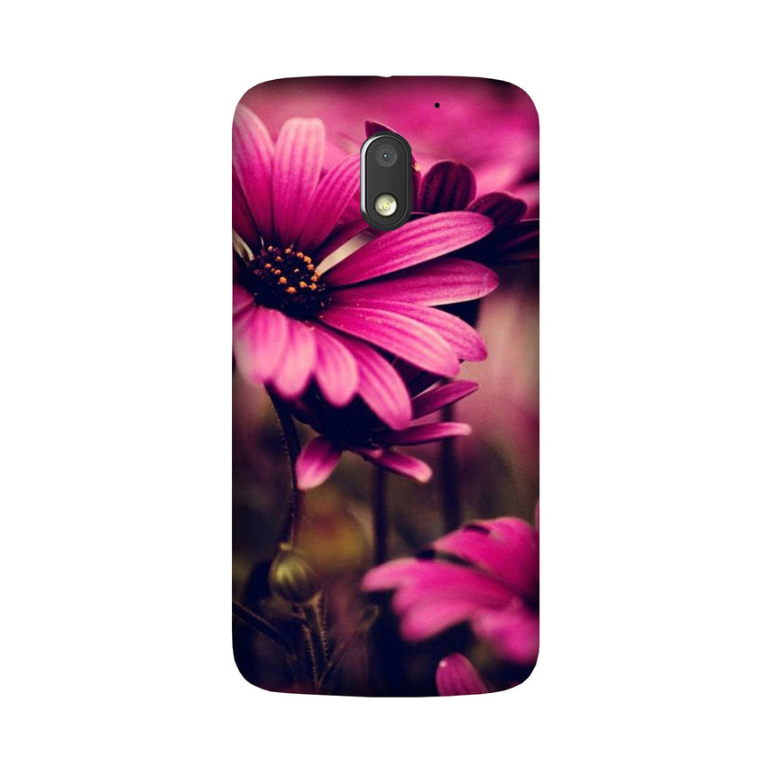 Purple Daisy Case for Moto E3 Power