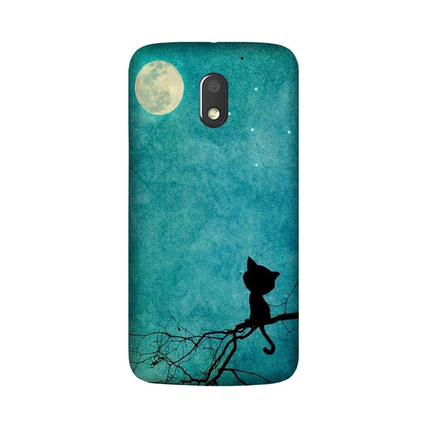 Moon cat Case for Moto E3 Power
