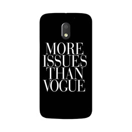 More Issues than Vague Case for Moto E3 Power