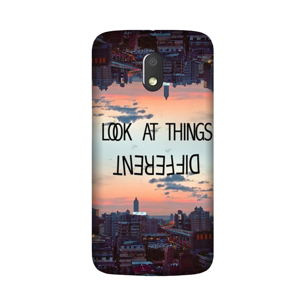 Look at things different Case for Moto E3 Power