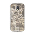 Travel Case for Moto E3 Power  (Design - 104)