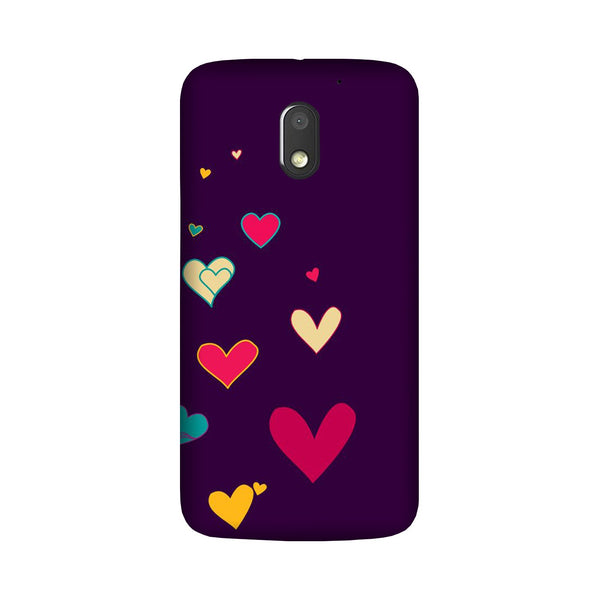 Purple Background Case for Moto G4 Play  (Design - 107)